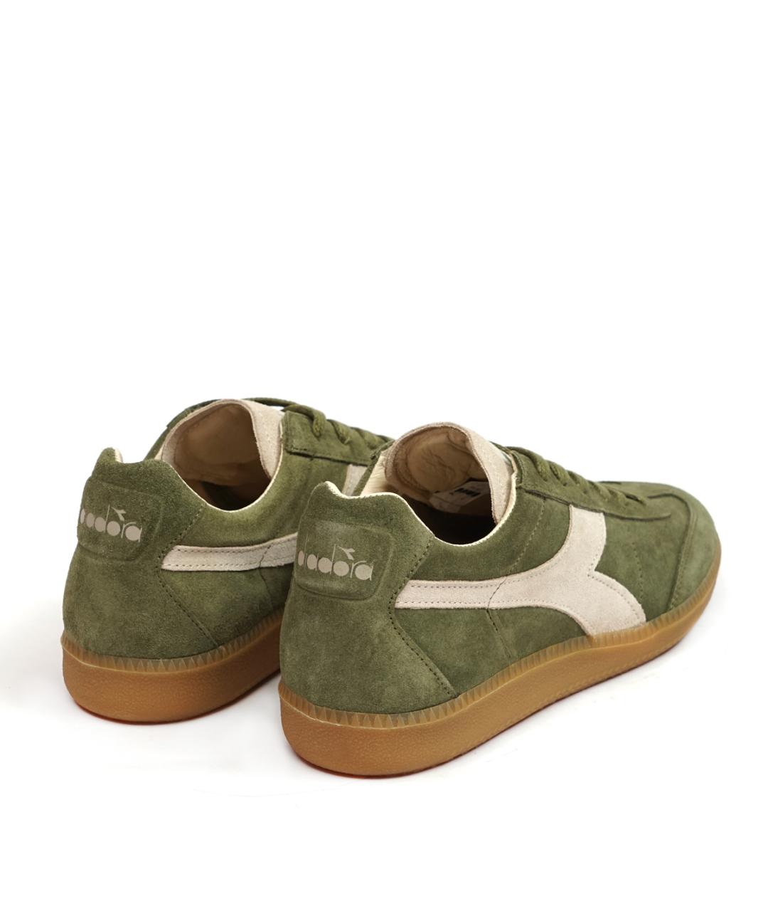 DIADORA HERITAGE Хаки замшевые низкие кроссовки / кеды, фото 3