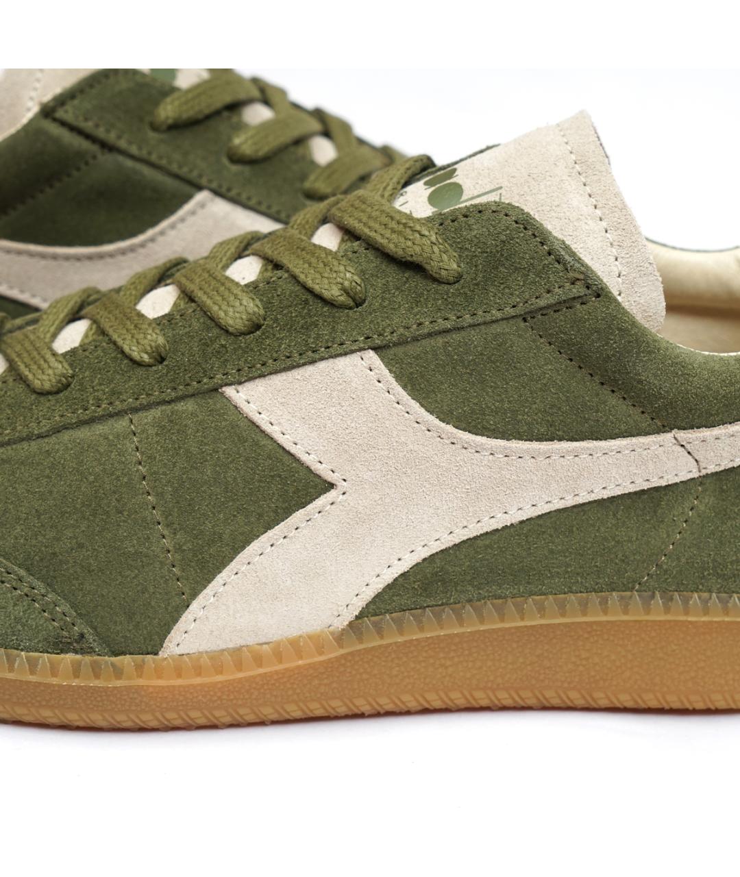 DIADORA HERITAGE Хаки замшевые низкие кроссовки / кеды, фото 6