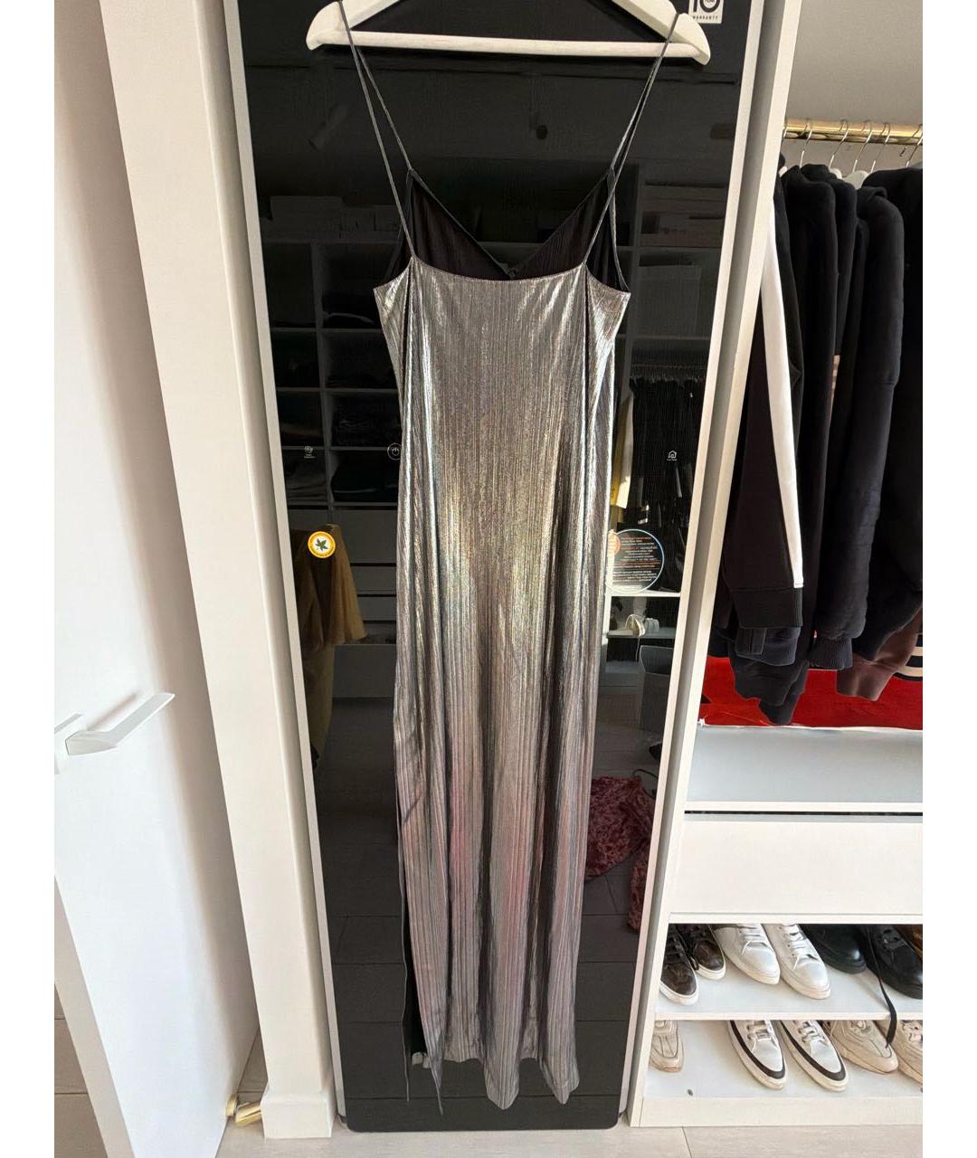 VETEMENTS Серебряное вечернее платье, фото 2