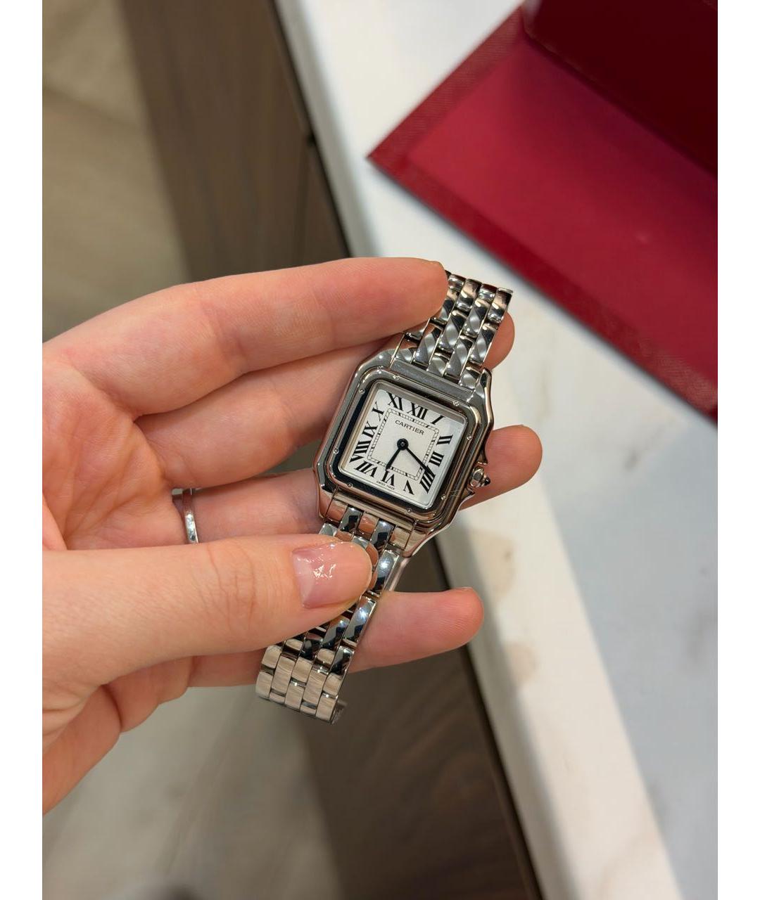 CARTIER Серебряные часы, фото 3