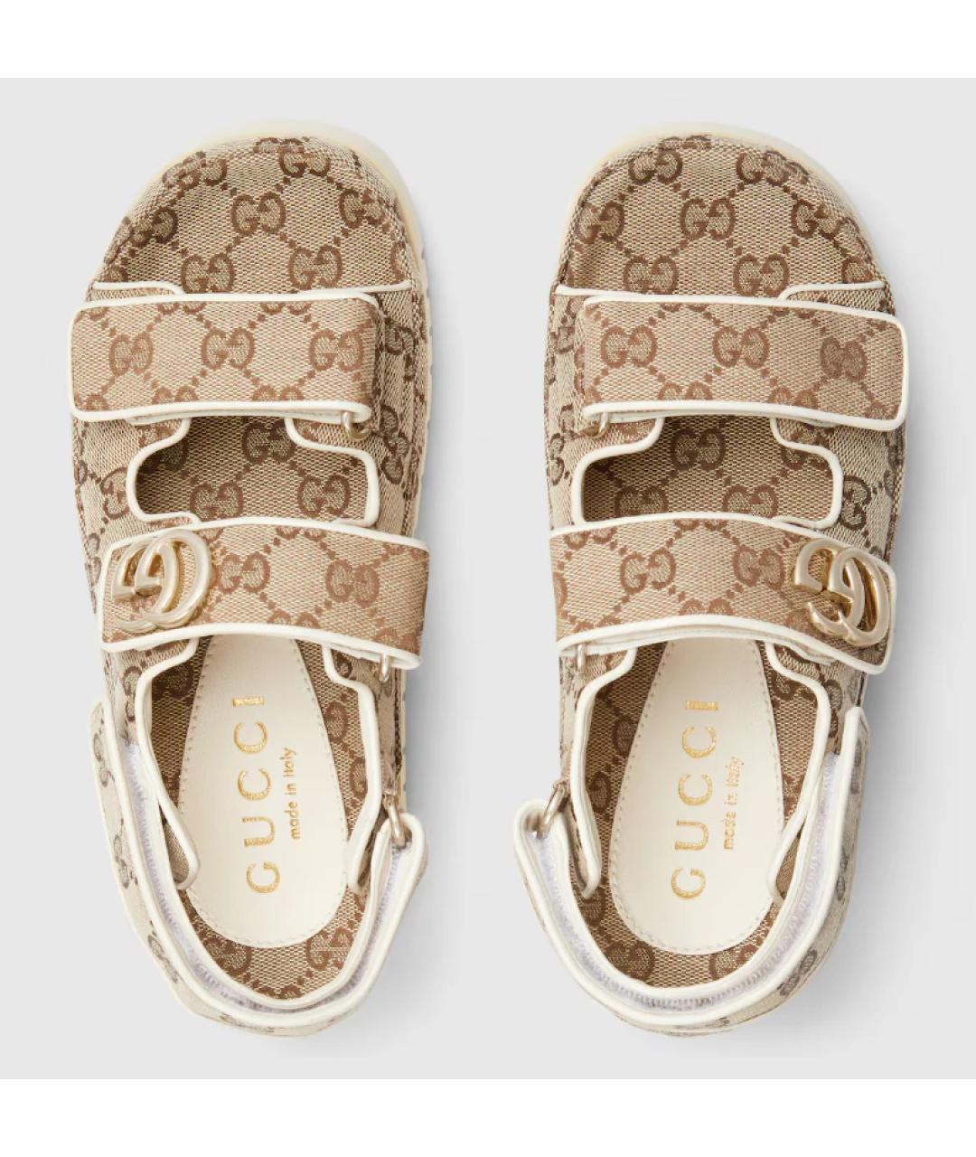 GUCCI Коричневые сандалии, фото 2