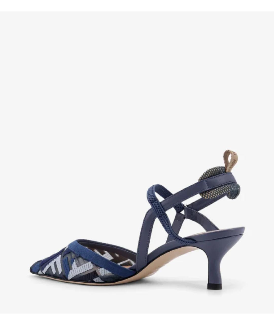 FENDI Синие туфли, фото 3