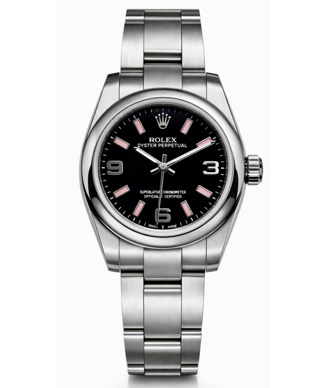 ROLEX Серебряные металлические часы, фото 9
