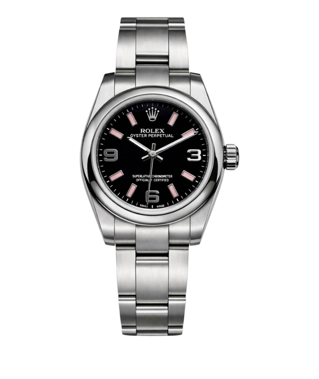 ROLEX Серебряные металлические часы, фото 1