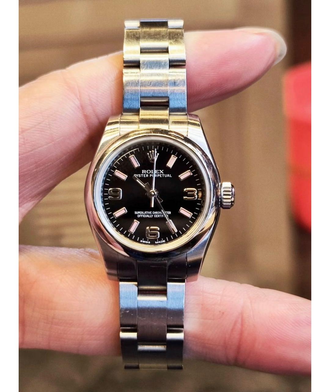 ROLEX Серебряные металлические часы, фото 3