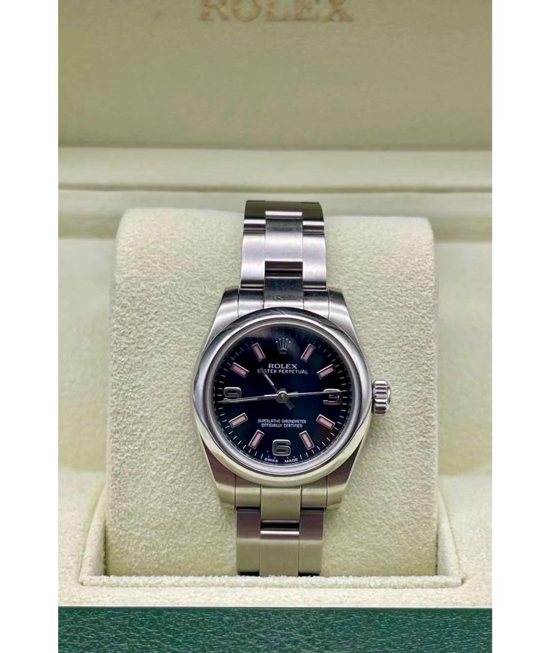 ROLEX Серебряные металлические часы, фото 6