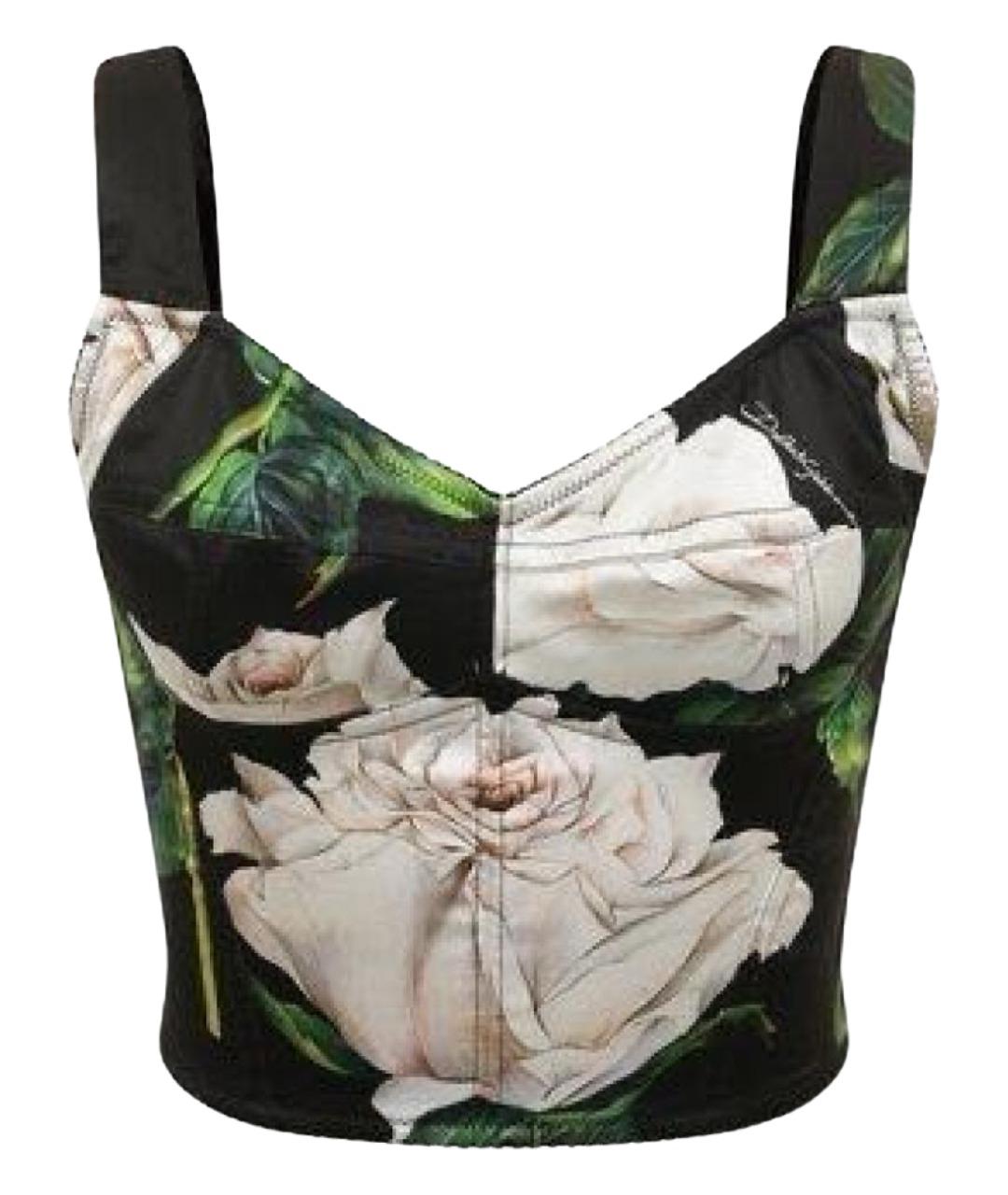DOLCE&GABBANA Мульти шелковая блузы, фото 1