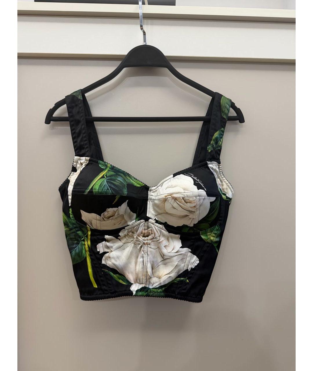 DOLCE&GABBANA Мульти шелковая блузы, фото 2