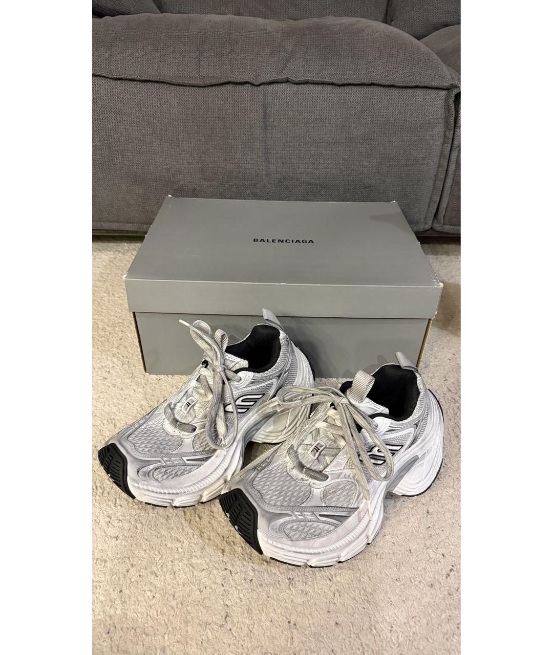 BALENCIAGA Серые кроссовки, фото 5