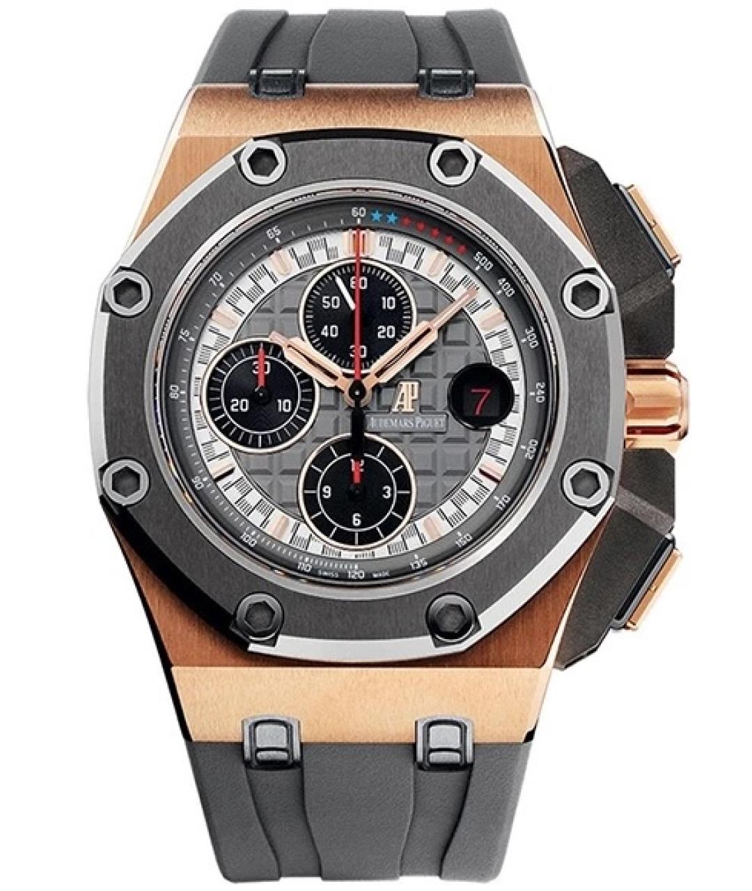 Audemars Piguet Серые часы из розового золота, фото 1