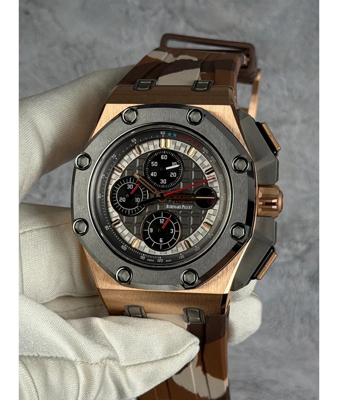 Audemars Piguet Серые часы из розового золота, фото 2