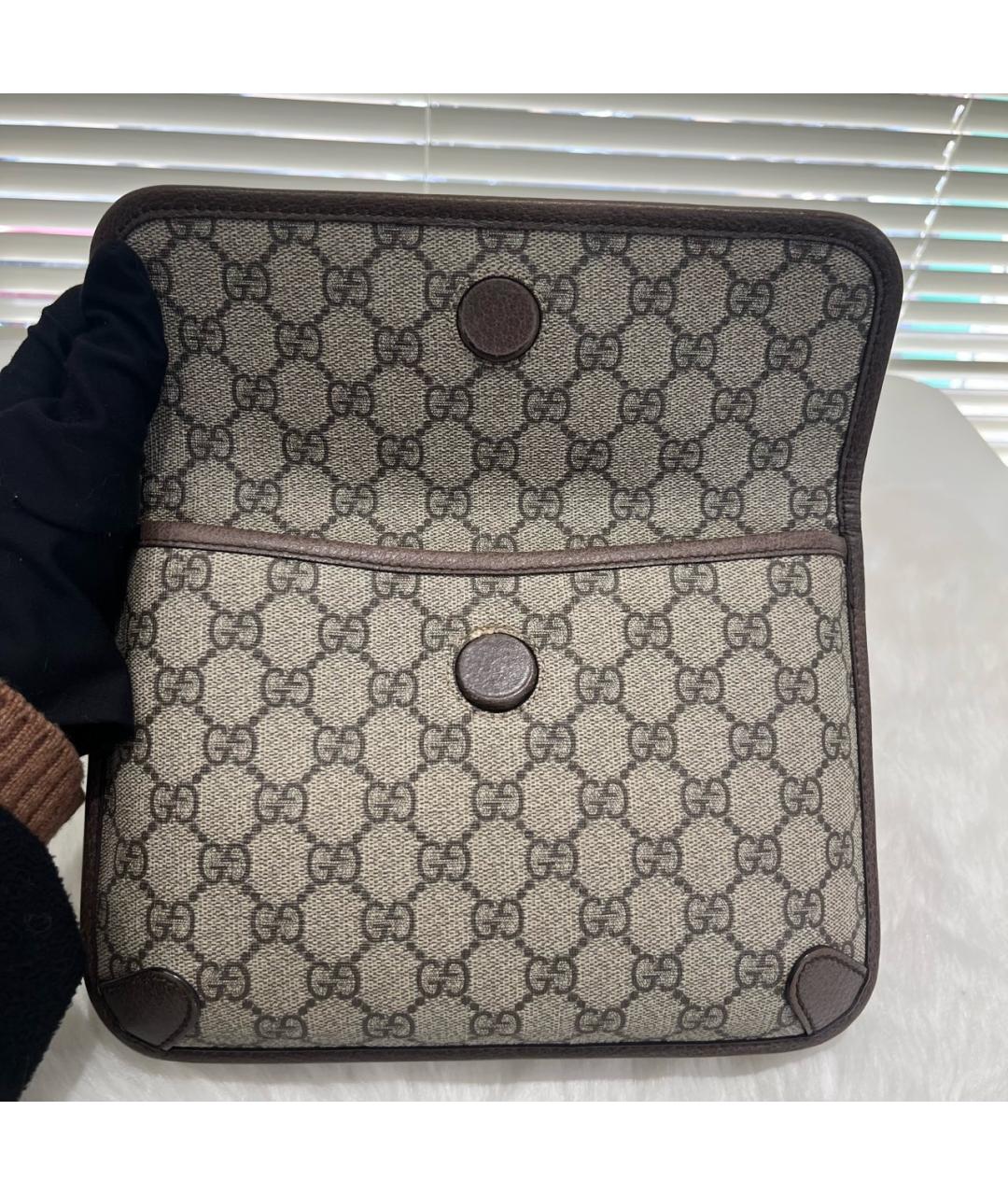 GUCCI Бежевая поясная сумка, фото 5