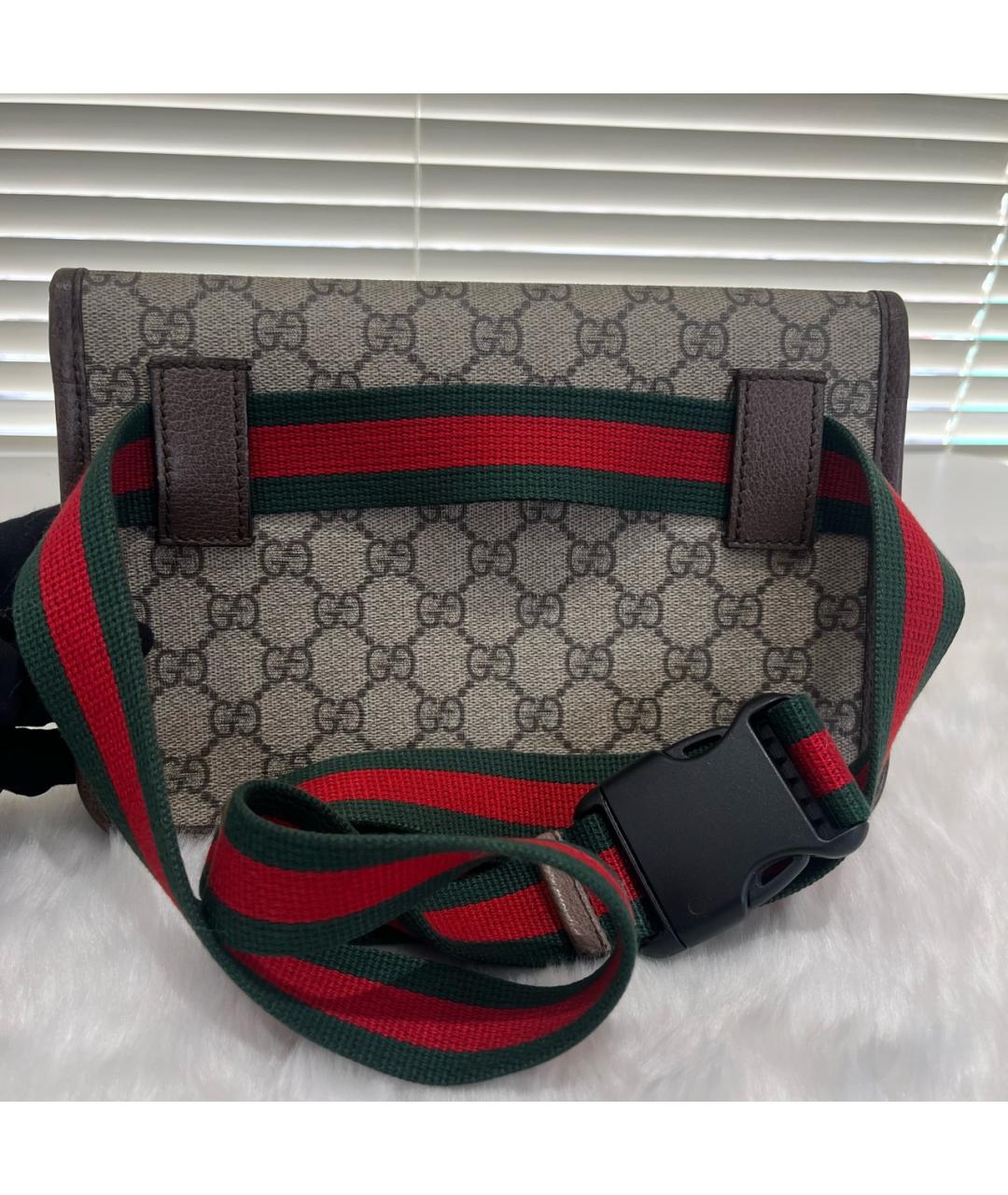 GUCCI Бежевая поясная сумка, фото 2