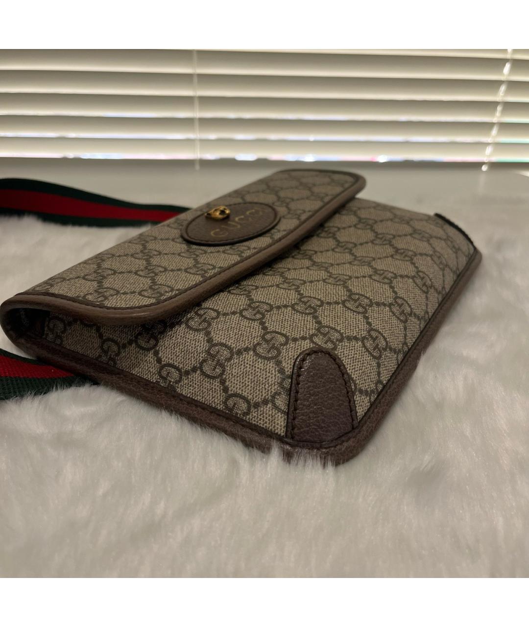 GUCCI Бежевая поясная сумка, фото 3
