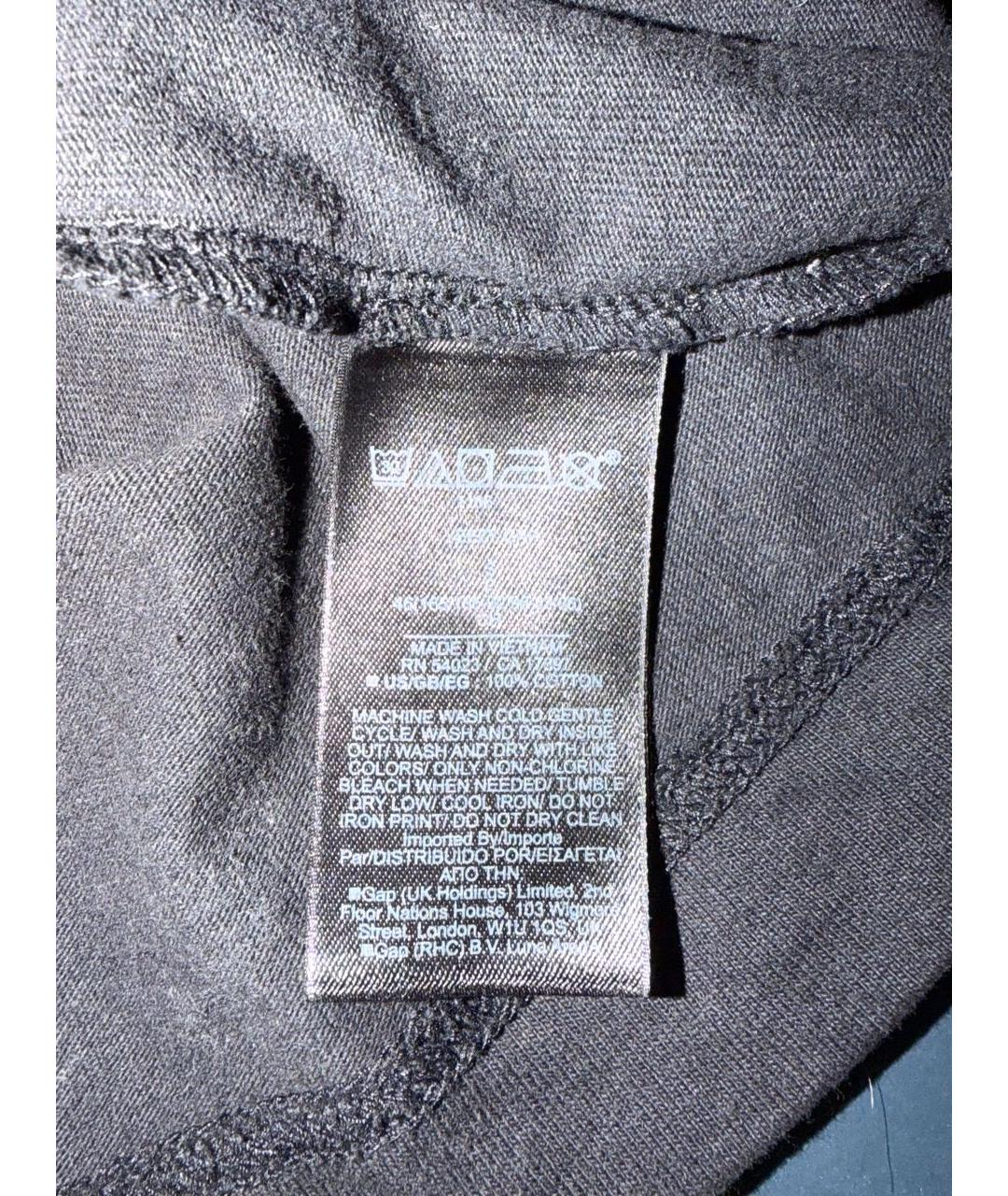 YEEZY Черная хлопковая футболка, фото 5