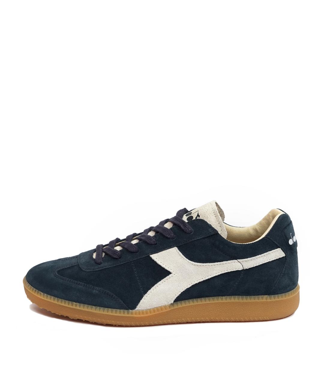 DIADORA HERITAGE Синие замшевые низкие кроссовки / кеды, фото 10