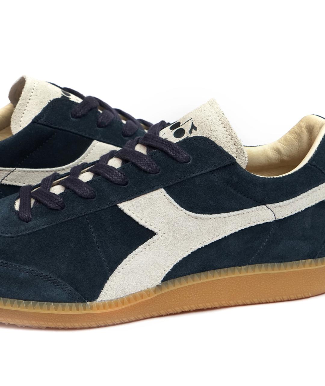 DIADORA HERITAGE Синие замшевые низкие кроссовки / кеды, фото 6