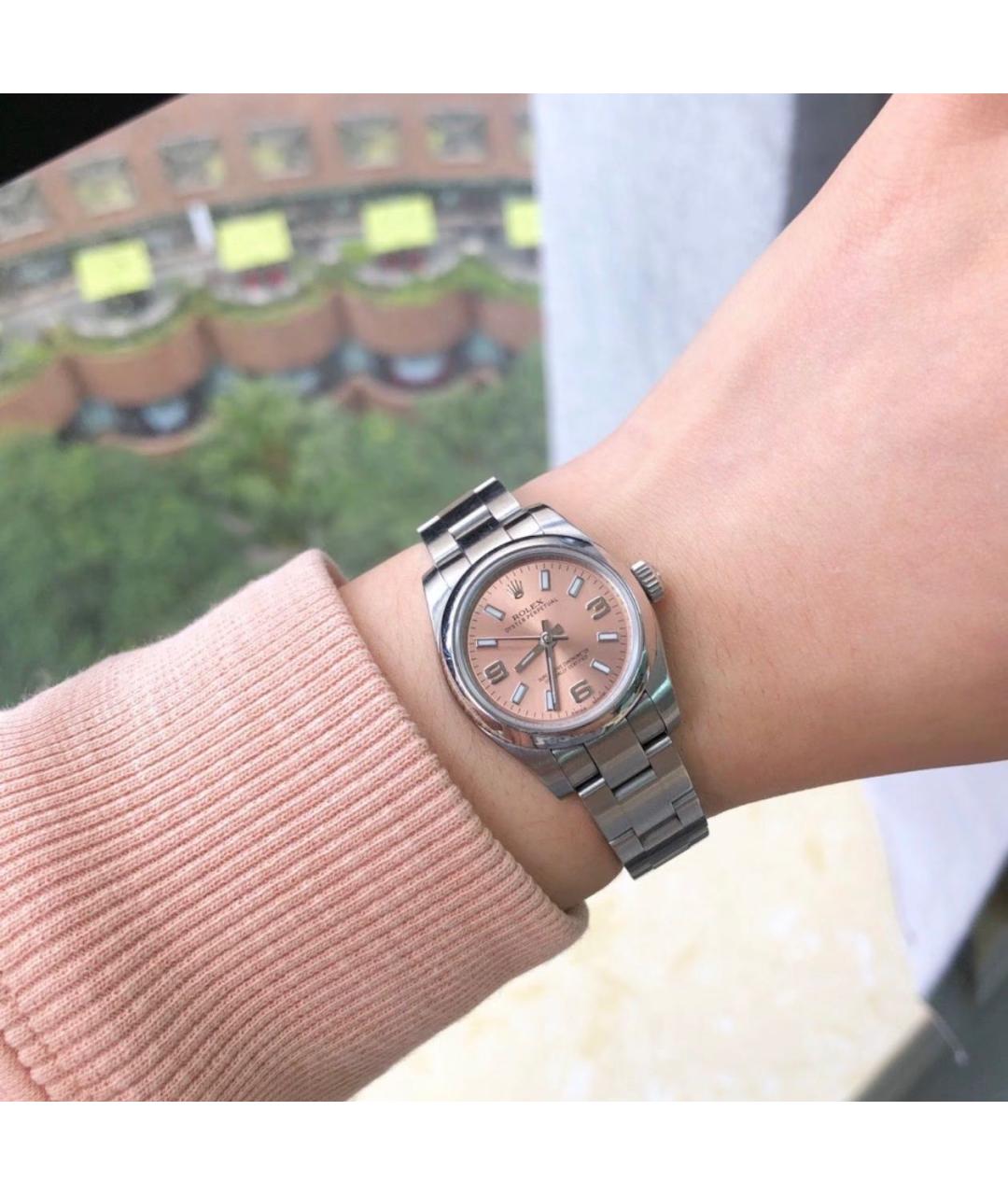 ROLEX Коралловые металлические часы, фото 6