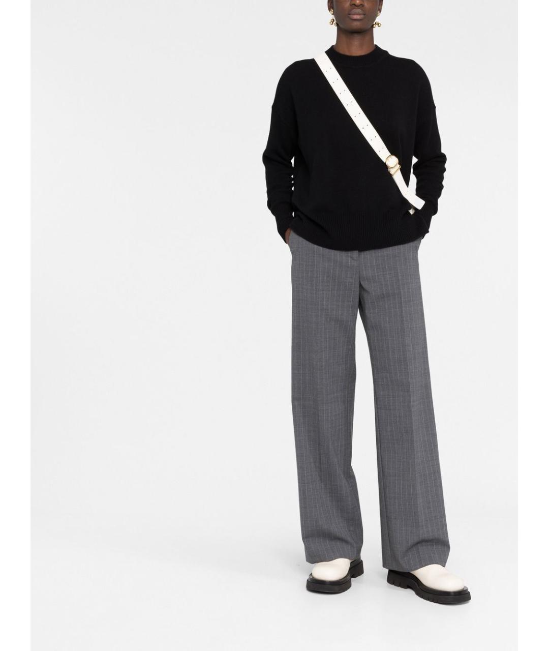 JIL SANDER Черный кашемировый джемпер / свитер, фото 2