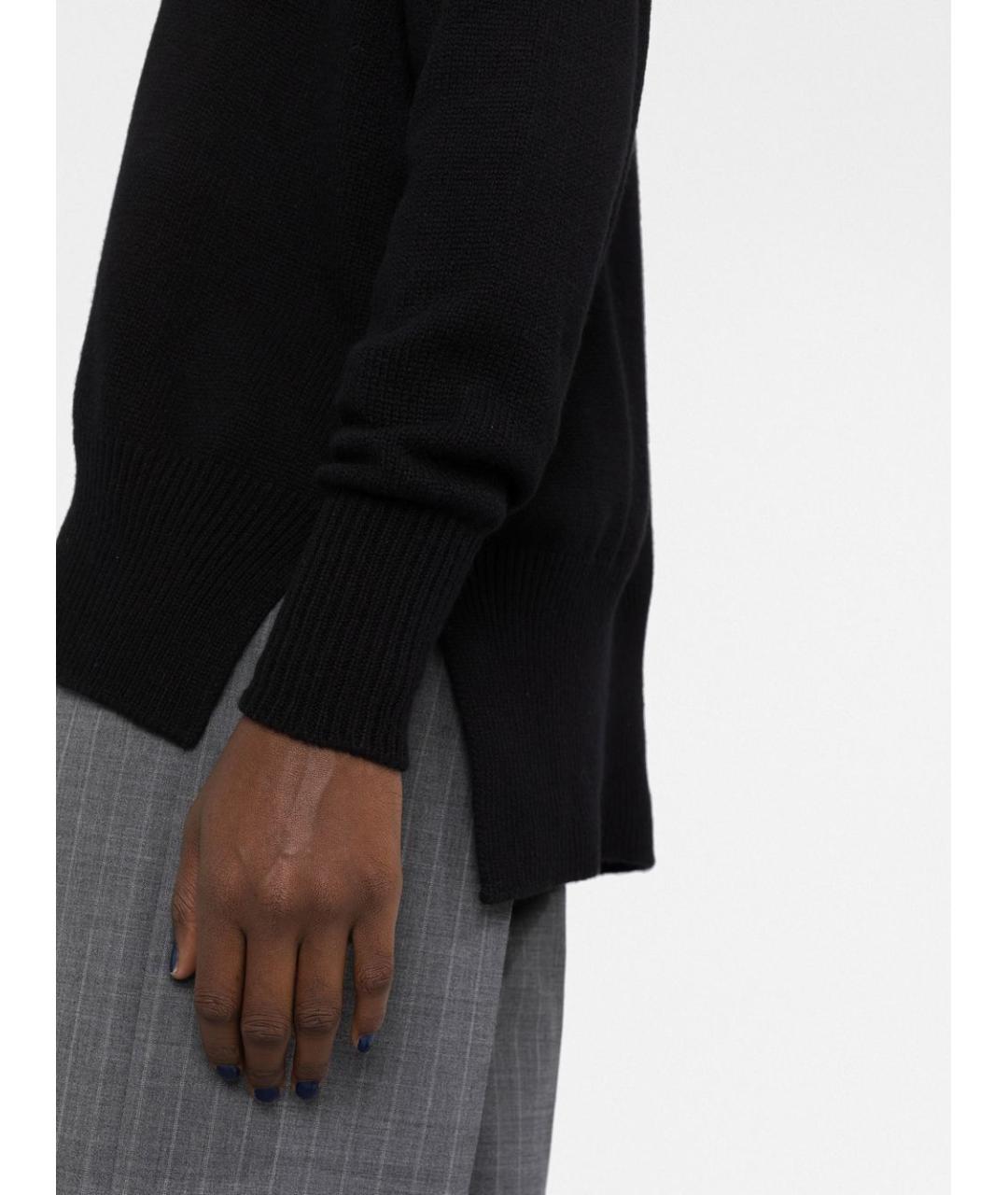 JIL SANDER Черный кашемировый джемпер / свитер, фото 3