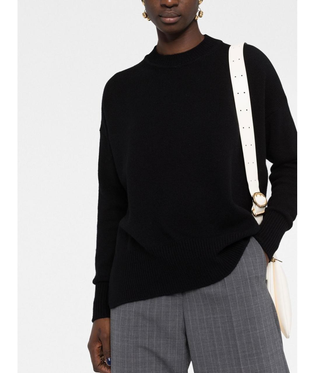 JIL SANDER Черный кашемировый джемпер / свитер, фото 4