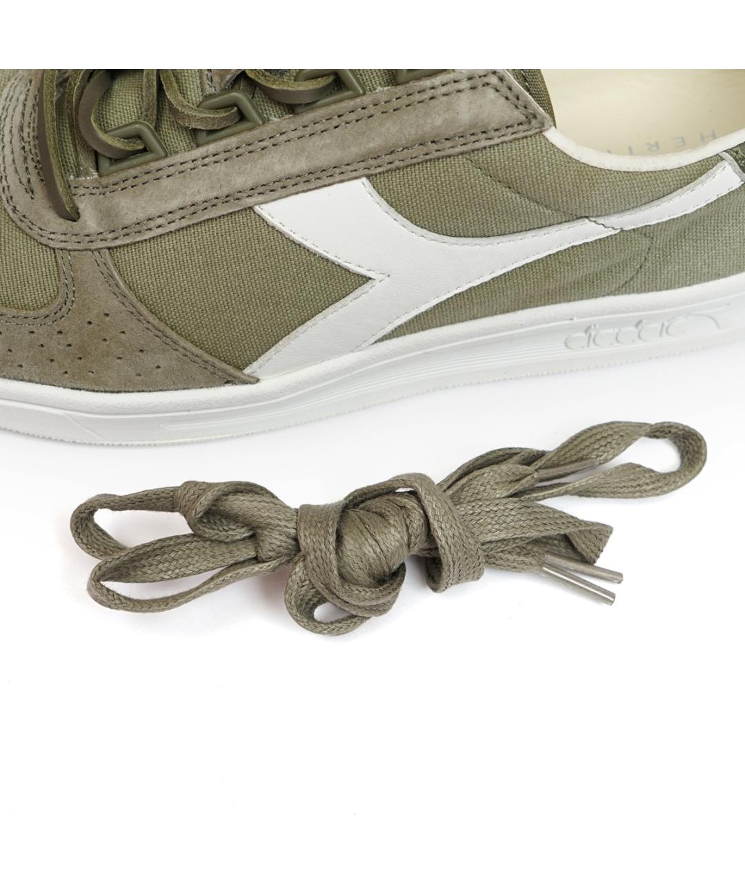 DIADORA HERITAGE Хаки текстильные низкие кроссовки / кеды, фото 8