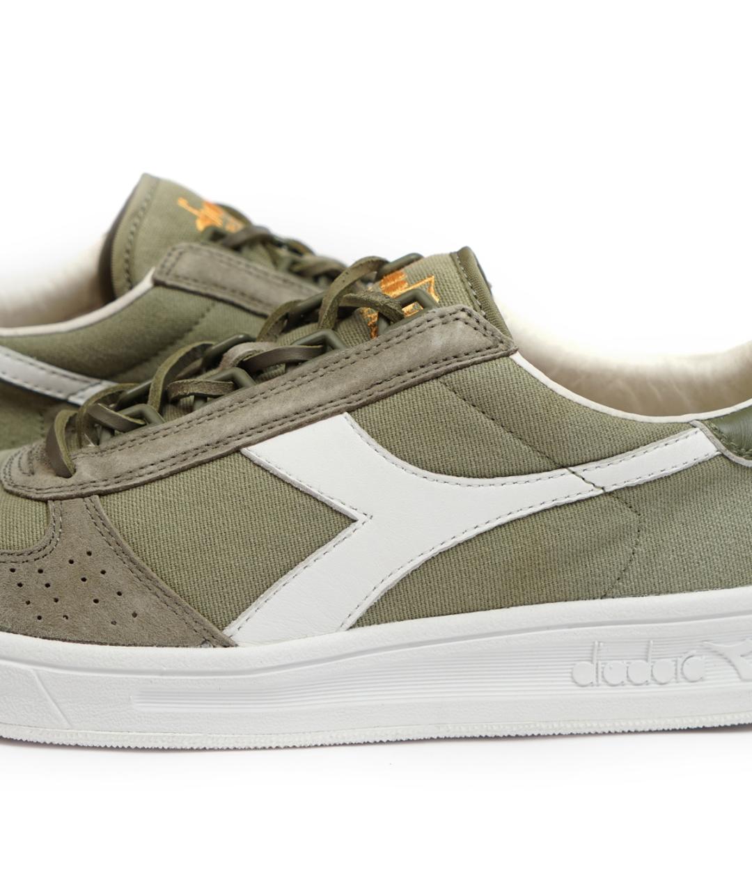 DIADORA HERITAGE Хаки текстильные низкие кроссовки / кеды, фото 6
