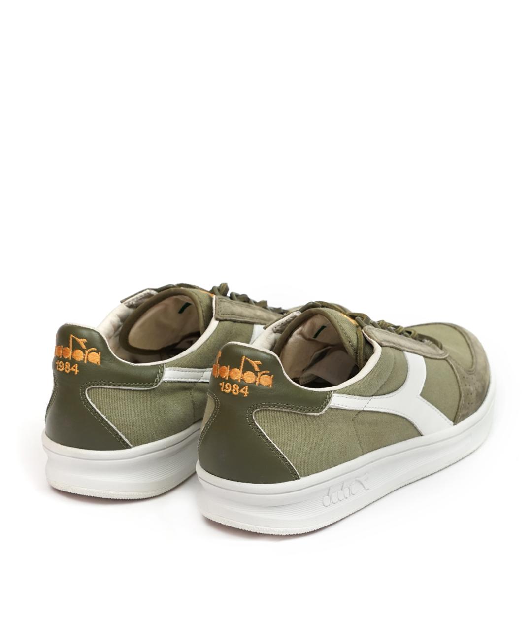 DIADORA HERITAGE Хаки текстильные низкие кроссовки / кеды, фото 3