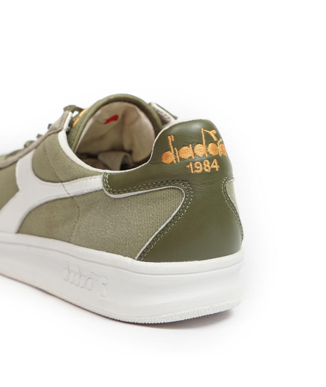 DIADORA HERITAGE Хаки текстильные низкие кроссовки / кеды, фото 5