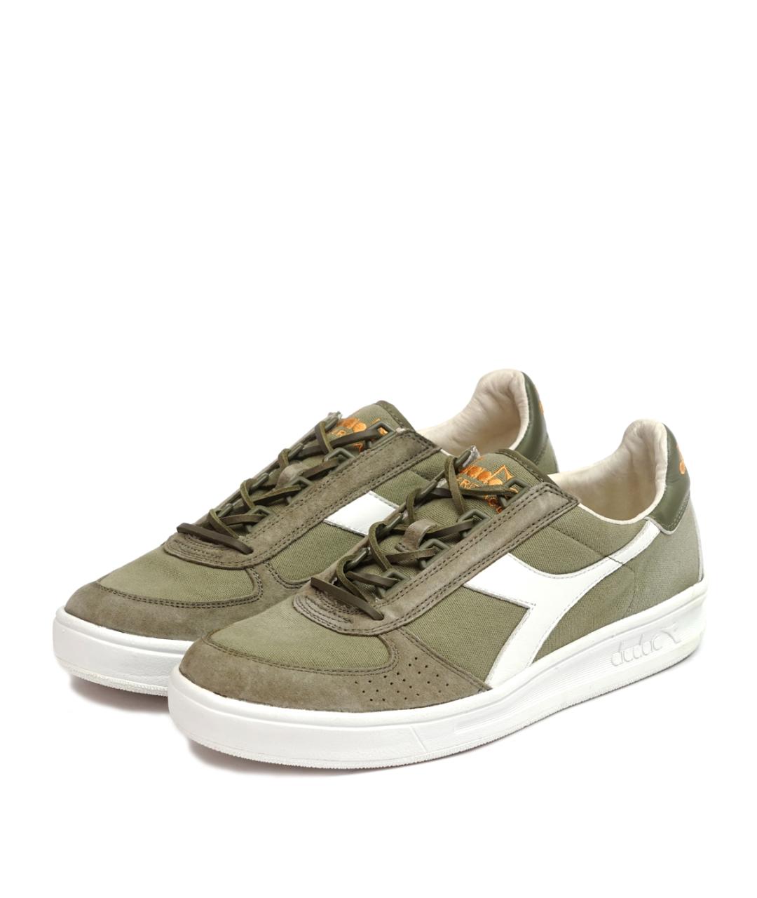 DIADORA HERITAGE Хаки текстильные низкие кроссовки / кеды, фото 2