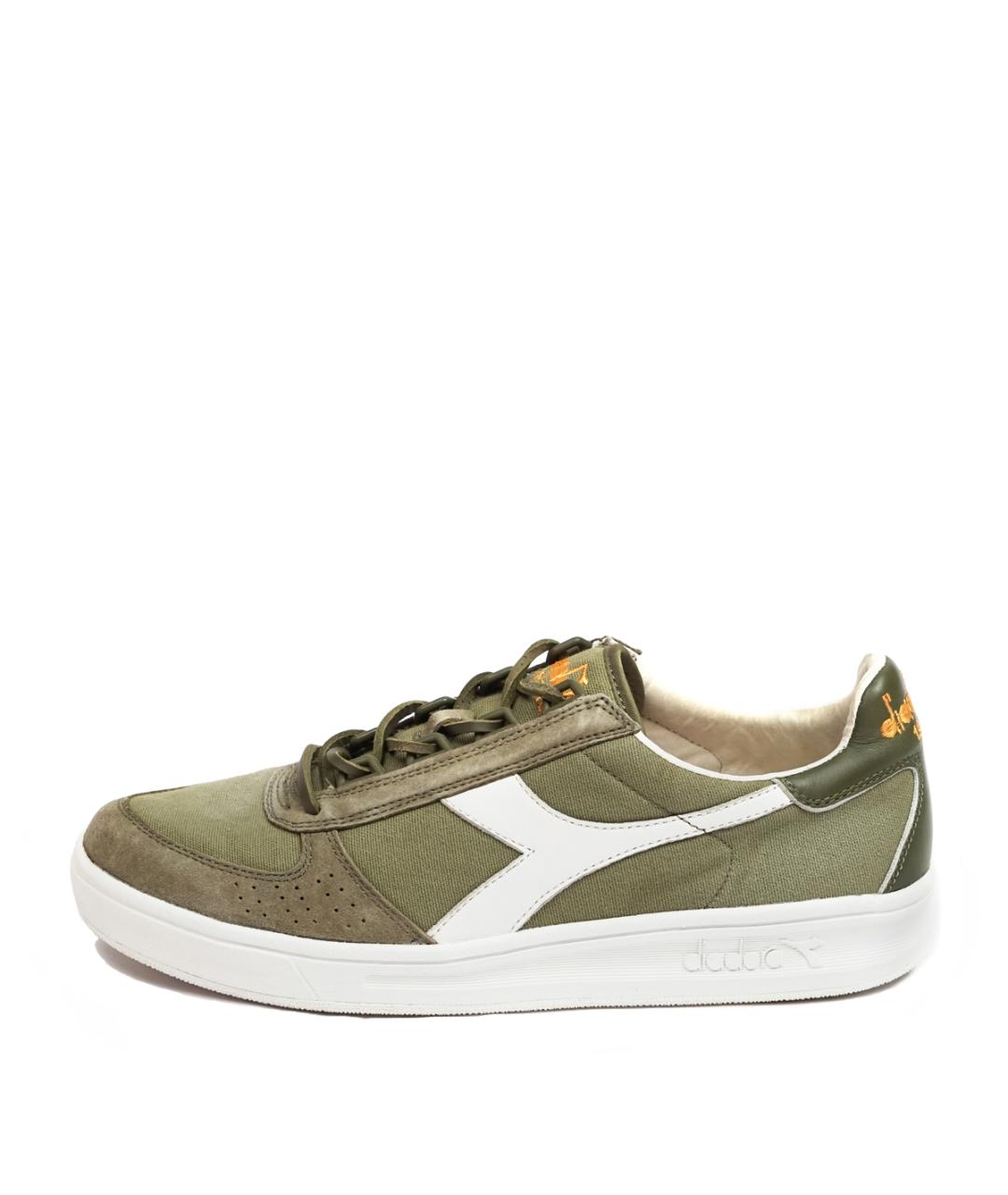 DIADORA HERITAGE Хаки текстильные низкие кроссовки / кеды, фото 9