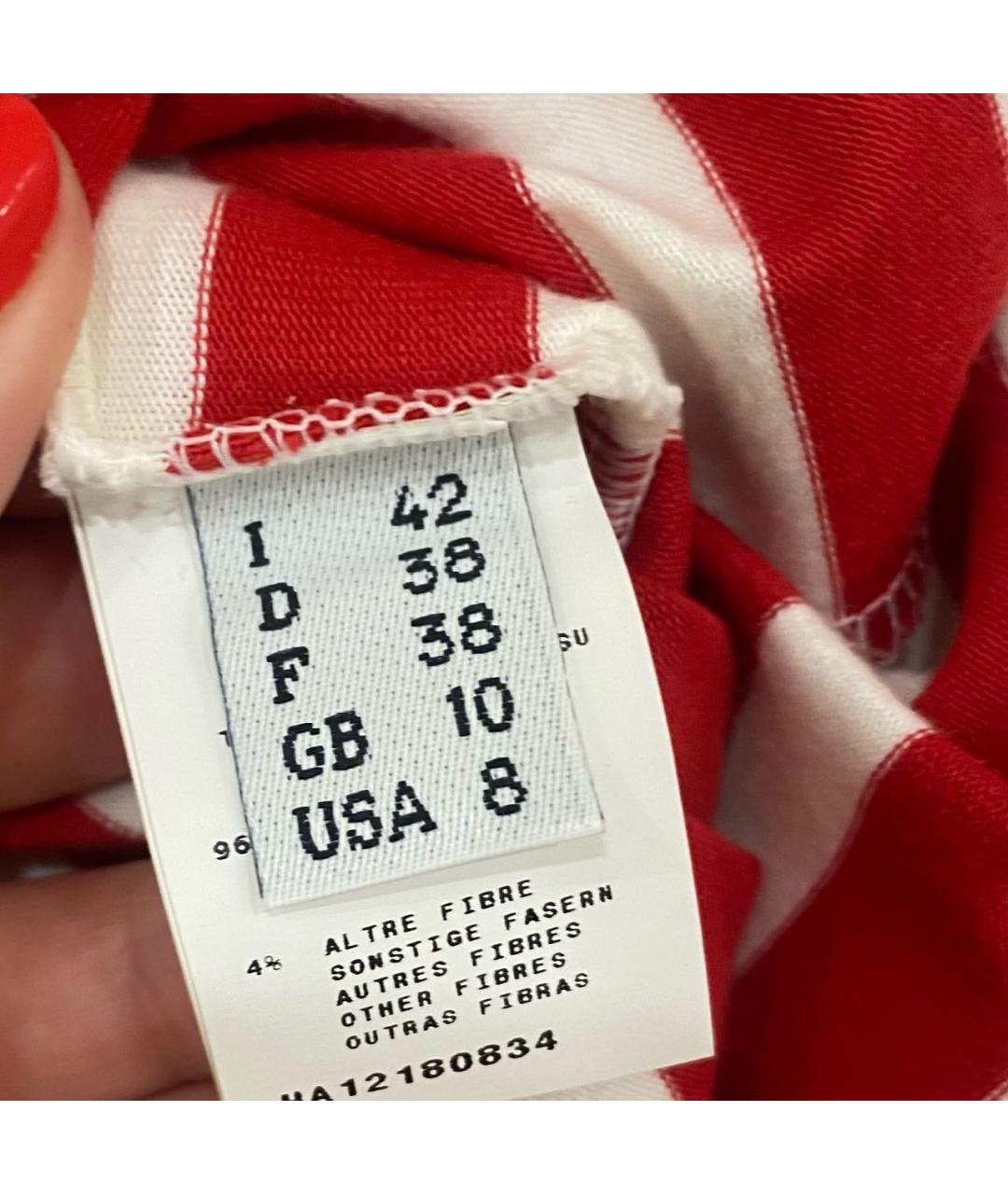 MOSCHINO Белая хлопковая майка, фото 4