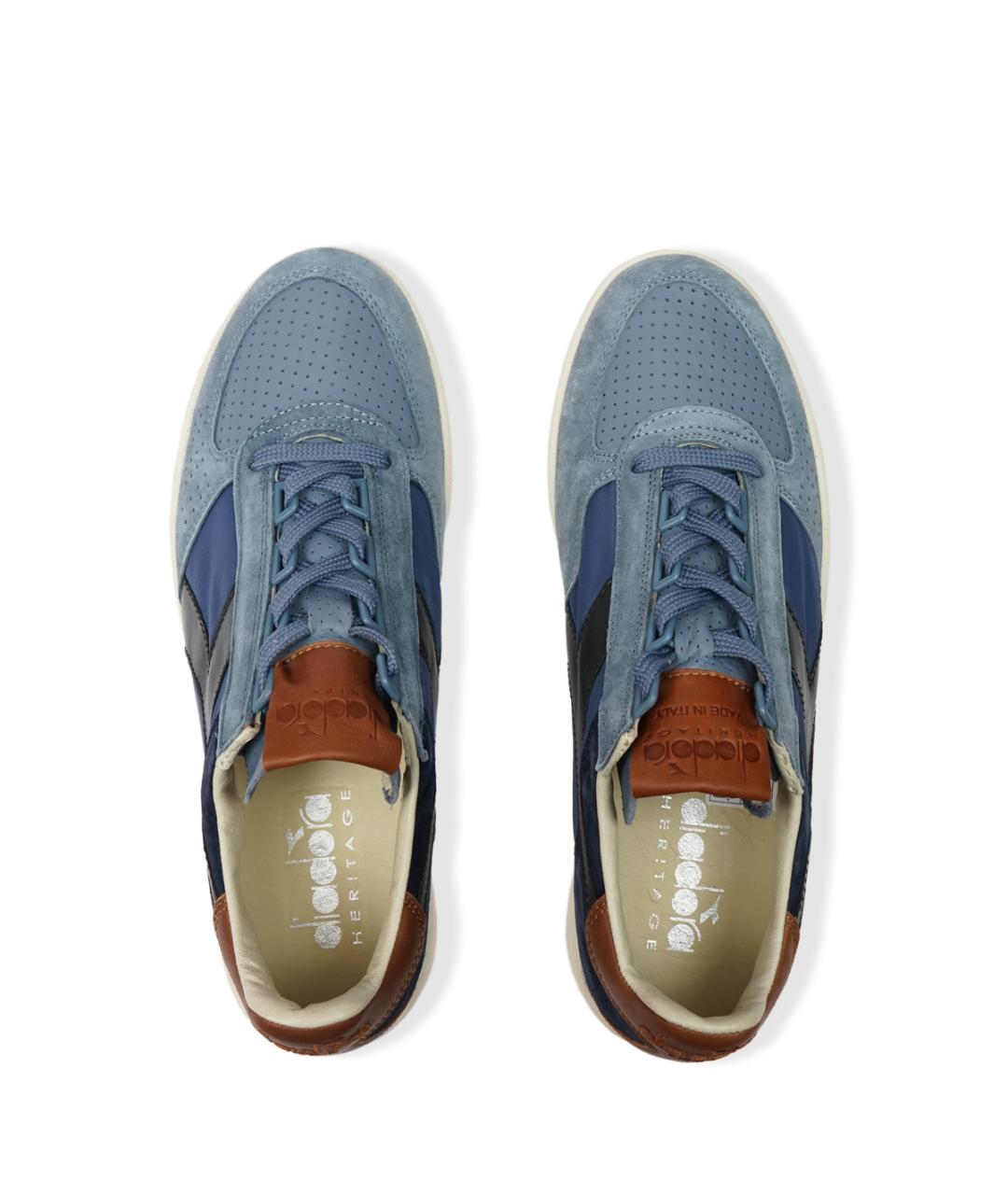 DIADORA HERITAGE Синие низкие кроссовки / кеды, фото 4