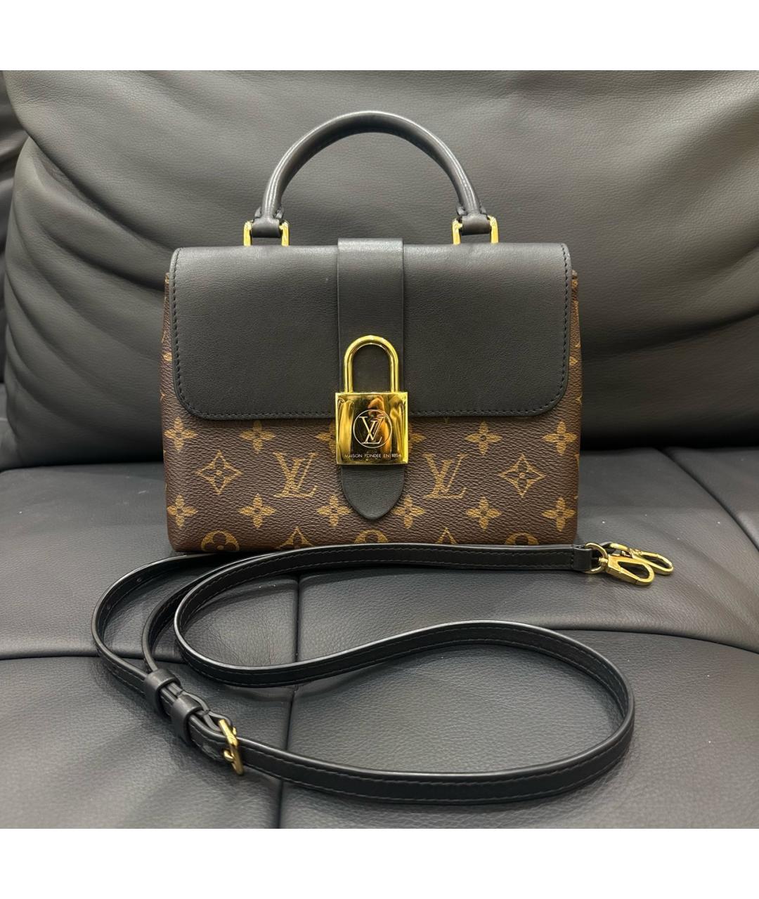 LOUIS VUITTON Коричневая сумка с короткими ручками, фото 2