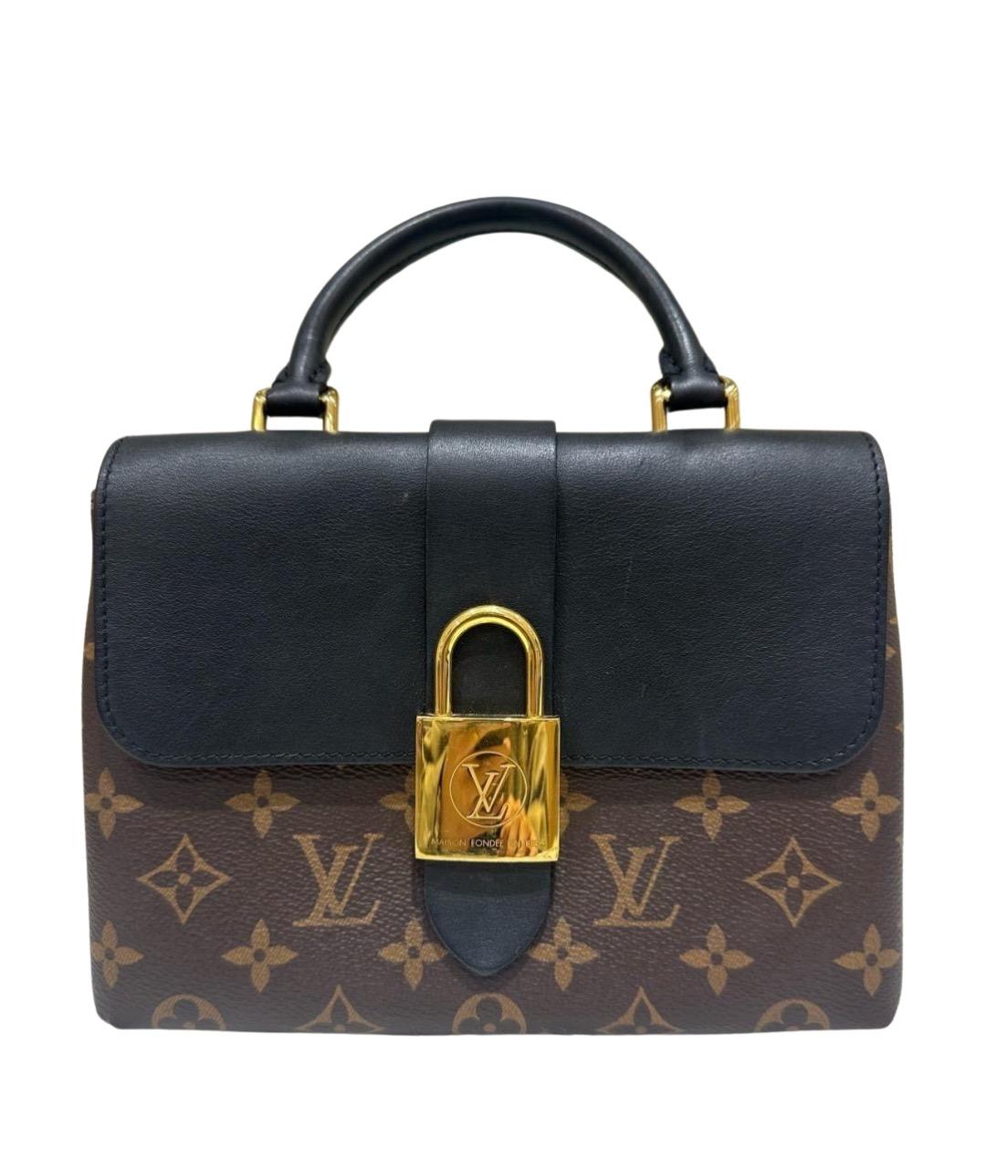 LOUIS VUITTON Коричневая сумка с короткими ручками, фото 1