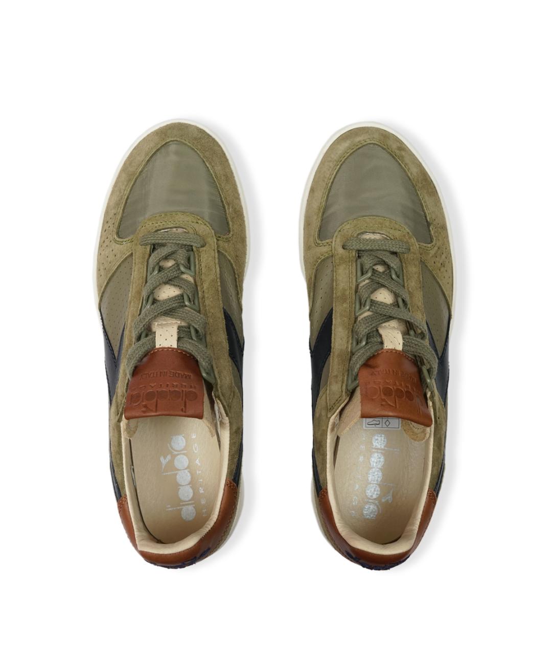 DIADORA HERITAGE Хаки низкие кроссовки / кеды, фото 4