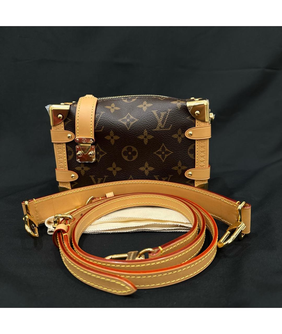 LOUIS VUITTON Коричневая сумка через плечо, фото 3