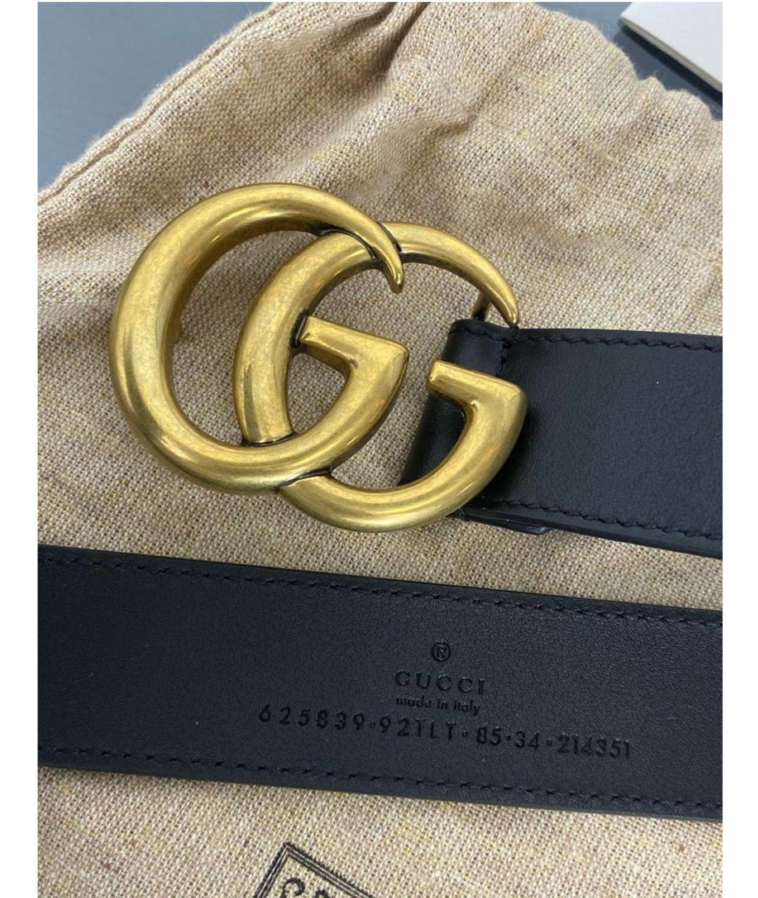 GUCCI Бежевый кожаный ремень, фото 7