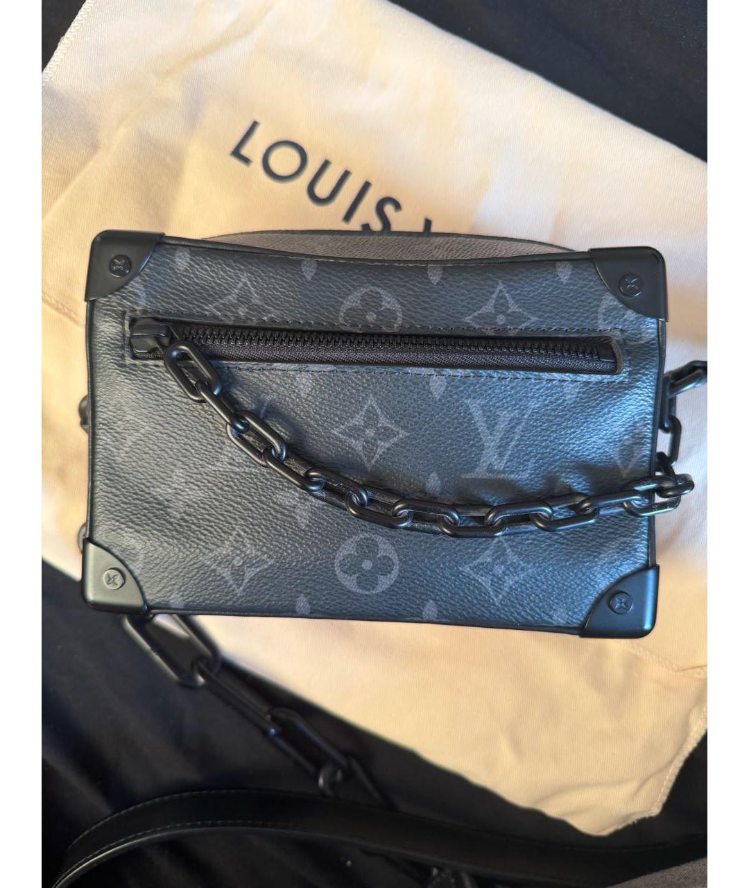 LOUIS VUITTON Черная сумка на плечо, фото 2