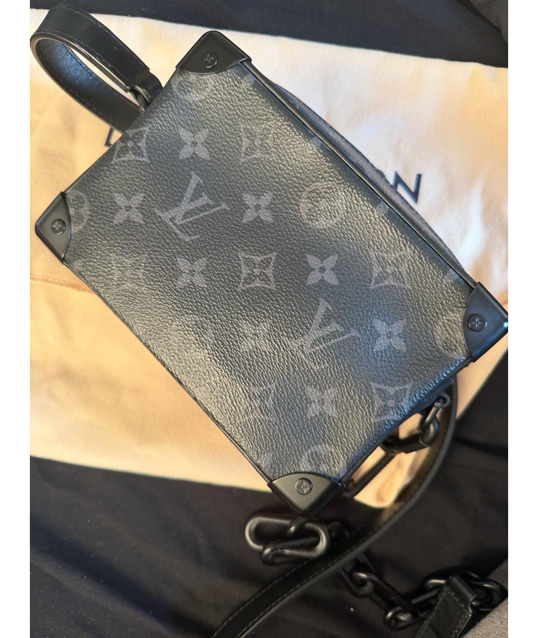 LOUIS VUITTON Черная сумка на плечо, фото 4