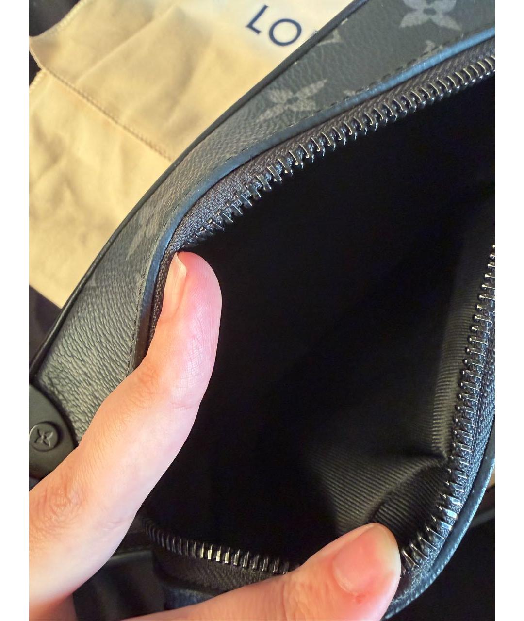 LOUIS VUITTON Черная сумка на плечо, фото 5