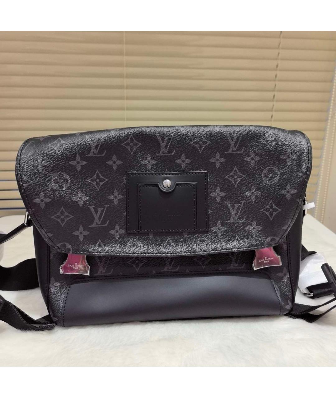 LOUIS VUITTON Черная сумка на плечо, фото 5