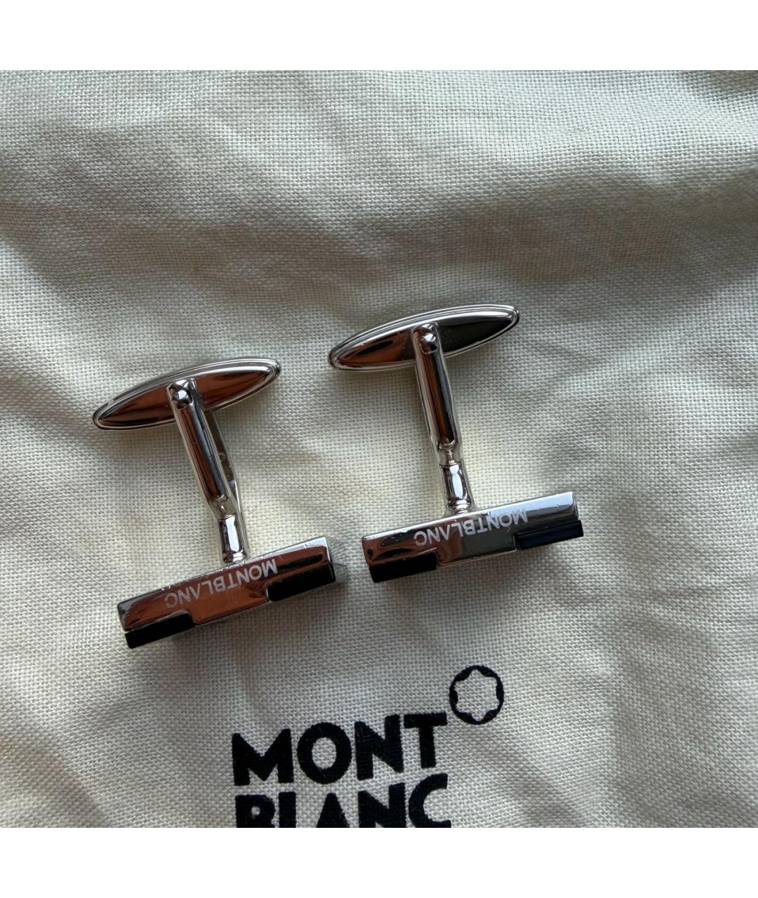 MONTBLANC Серые запонки, фото 4