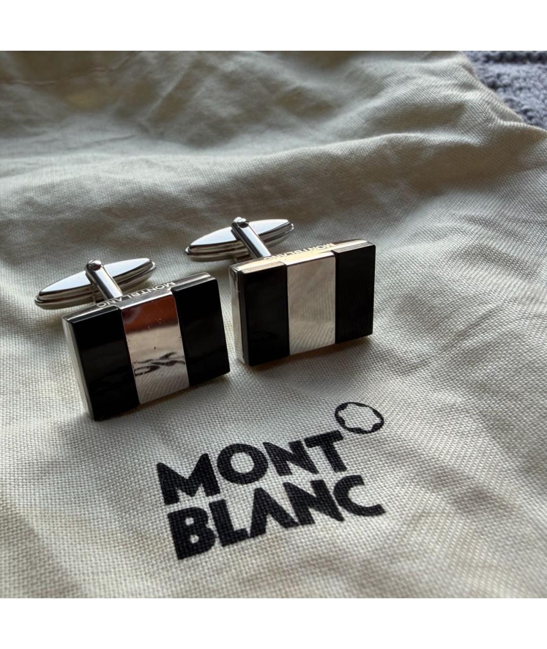 MONTBLANC Серые запонки, фото 3