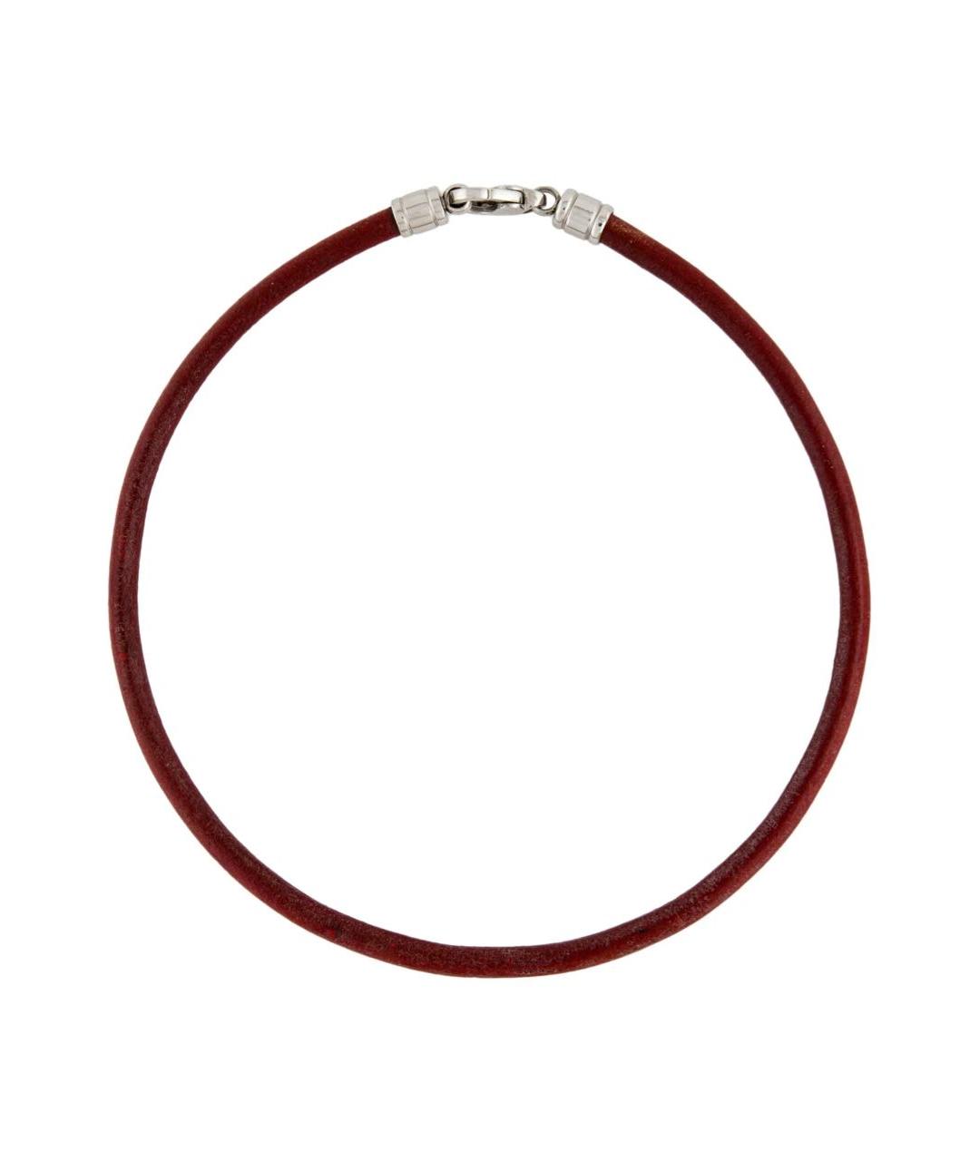 BVLGARI Бордовый чокер, фото 1