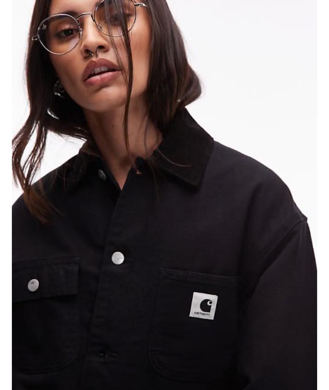 CARHARTT WIP Черная хлопковая куртка, фото 4