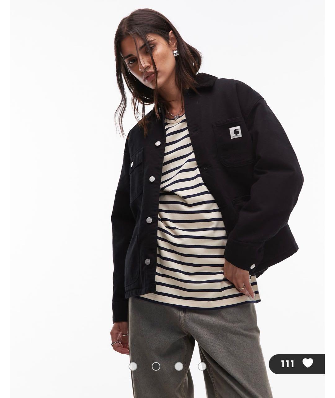 CARHARTT WIP Черная хлопковая куртка, фото 5