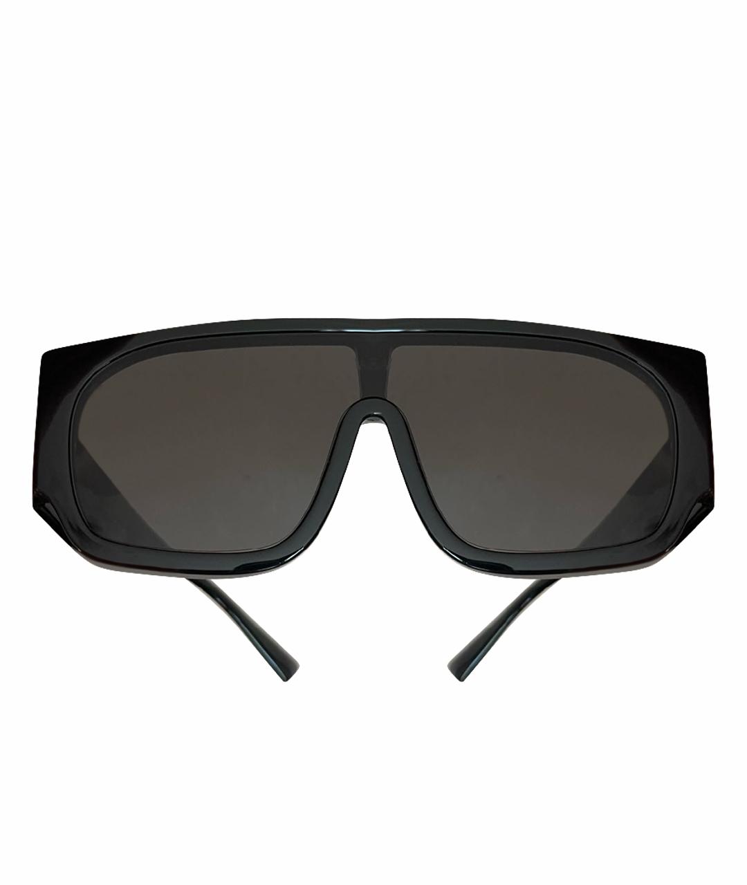 VERSACE Черные пластиковые солнцезащитные очки, фото 1