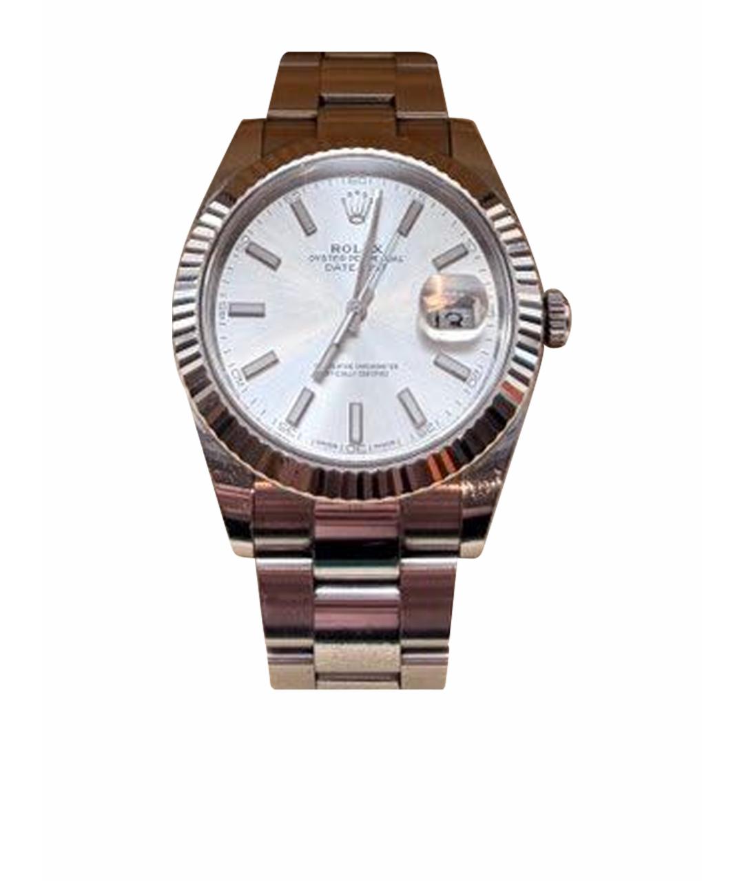 ROLEX Серебряные часы из белого золота, фото 1