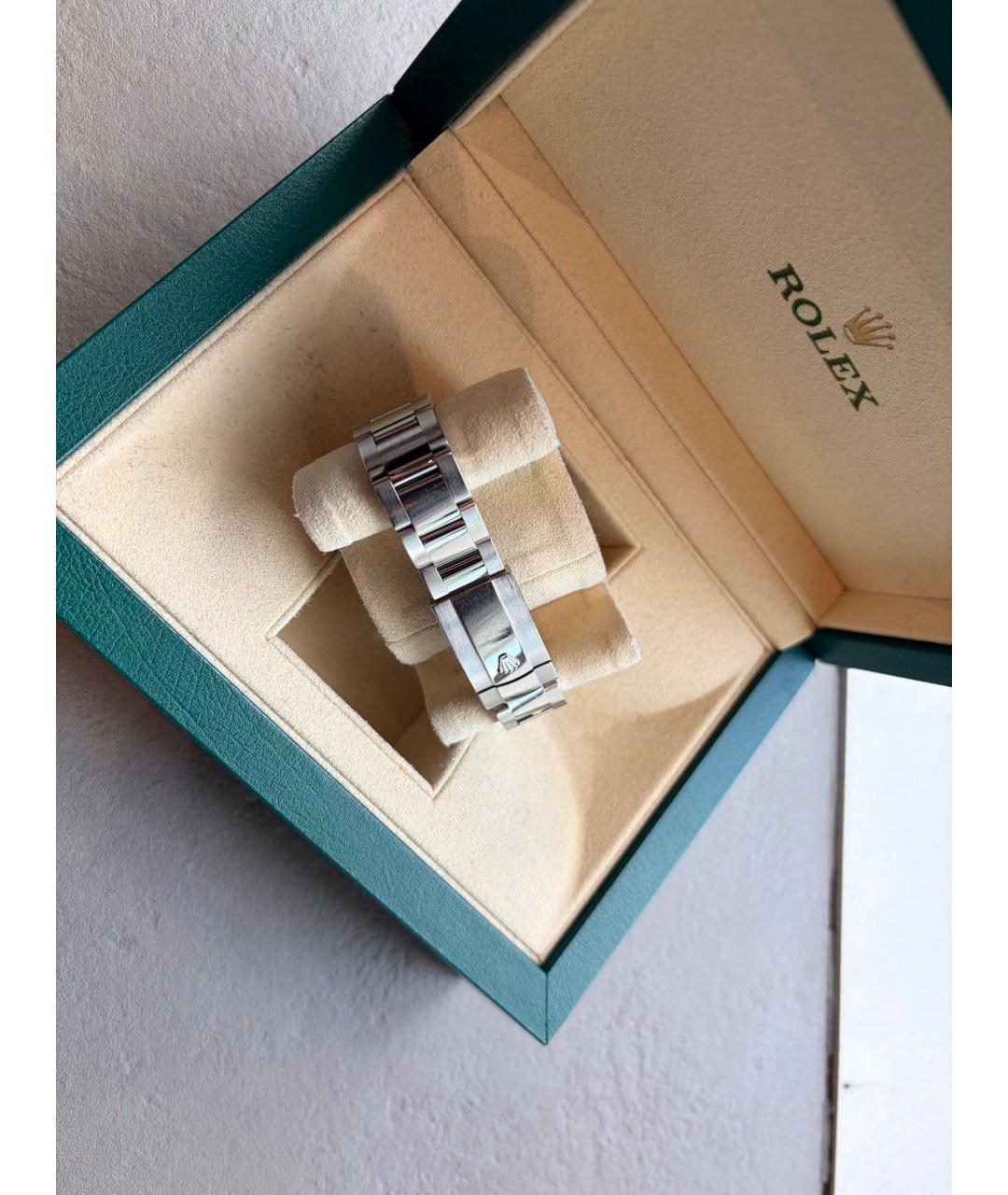 ROLEX Серебряные часы из белого золота, фото 5